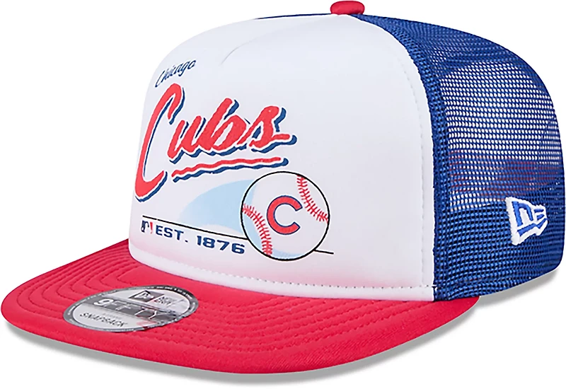 New Era Men's Chicago Cubs A-Frame Retro Script 9FIFTY Cap