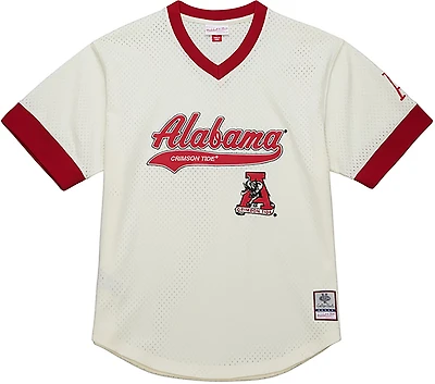 Mitchell & Ness Men's Alabama Extra Inning Vintage Logo Baseball Jersey
