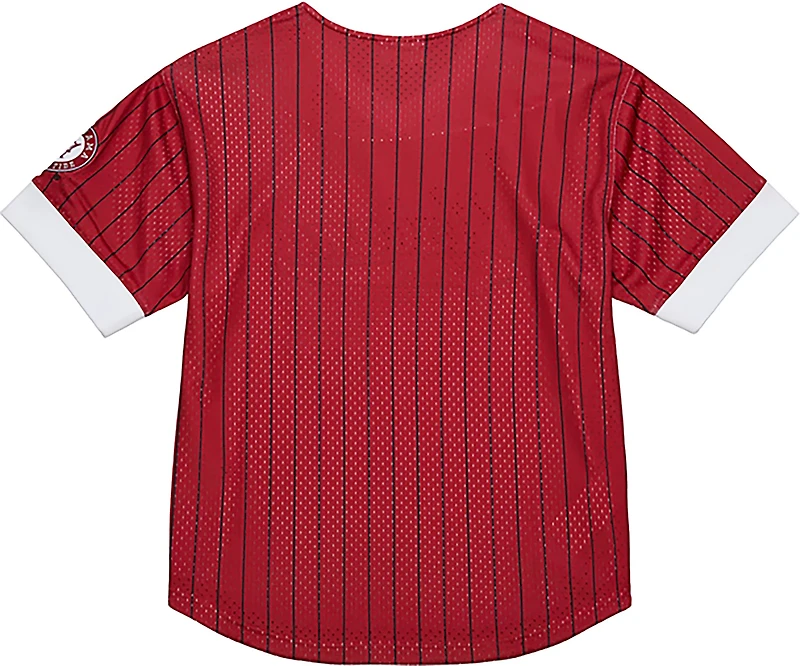 Mitchell & Ness Men's Alabama Double Play Primary Logo Baseball Jersey