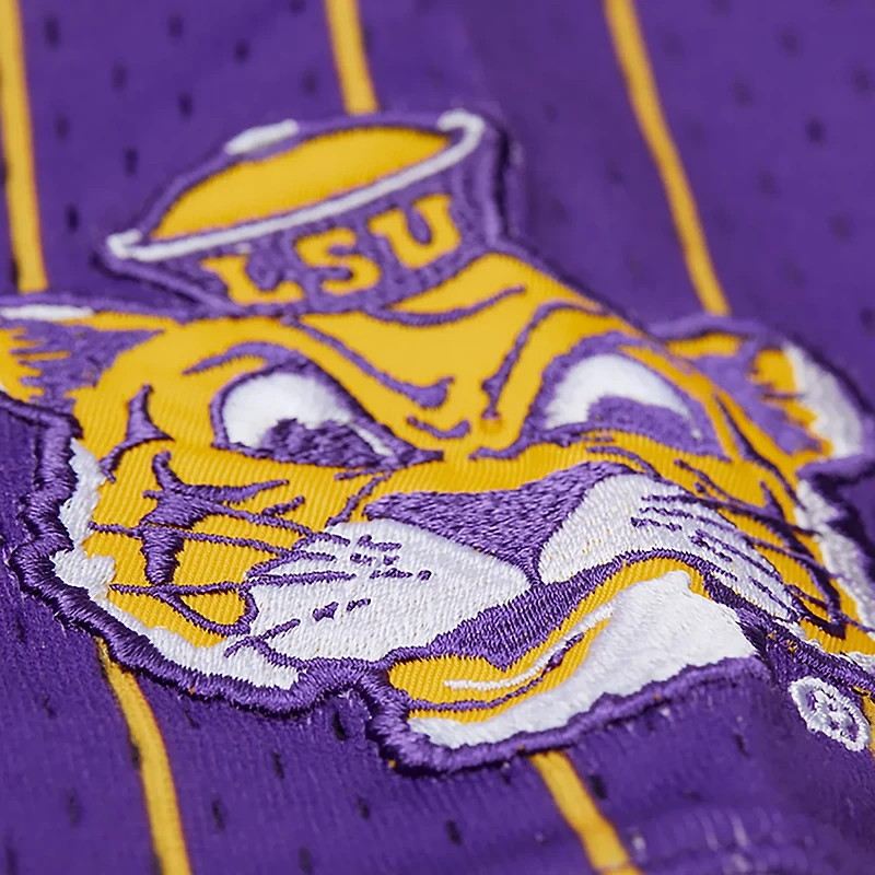 Mitchell & Ness Men's LSU Double Play Primary Logo Baseball Jersey