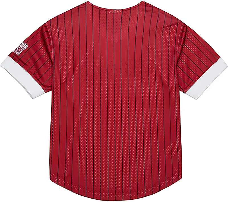 Mitchell & Ness Men's Oklahoma Double Play Primary Logo Baseball Jersey