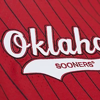 Mitchell & Ness Men's Oklahoma Double Play Primary Logo Baseball Jersey