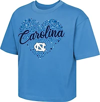Outerstuff Girls' UNC Love Stars Boxy T-shirt