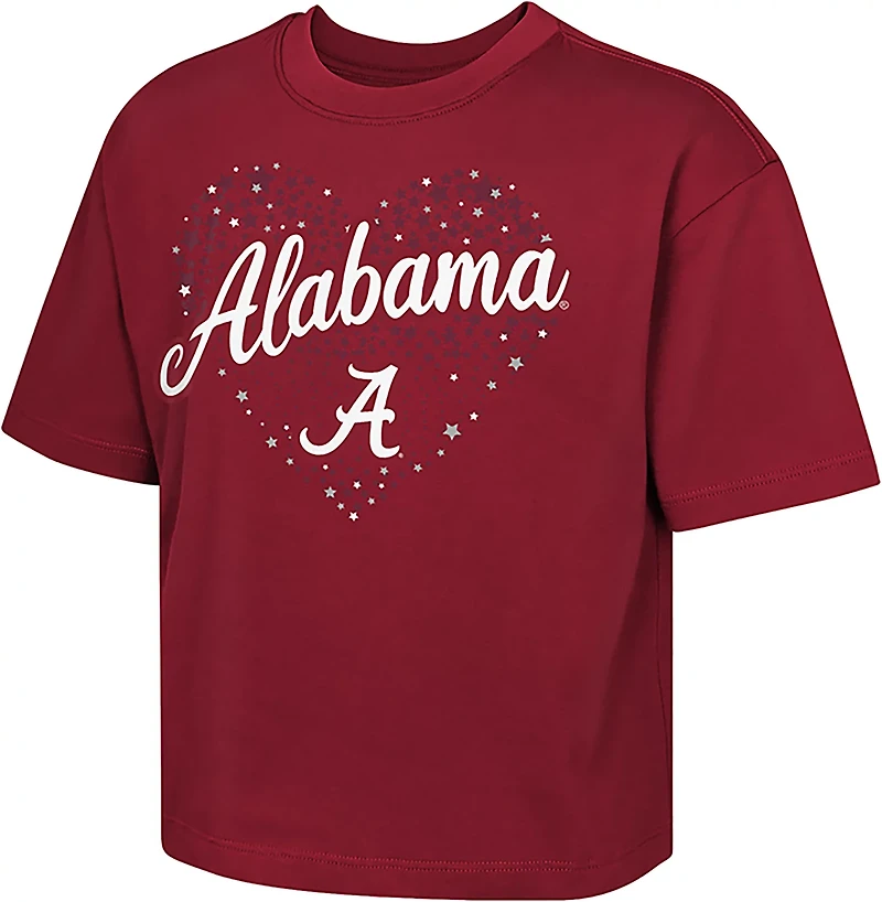 Outerstuff Girls' Alabama Love Stars Boxy T-shirt