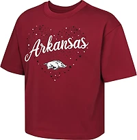 Outerstuff Girls' Arkansas Love Stars Boxy T-shirt