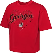 Outerstuff Girls' Georgia Love Stars Boxy T-shirt