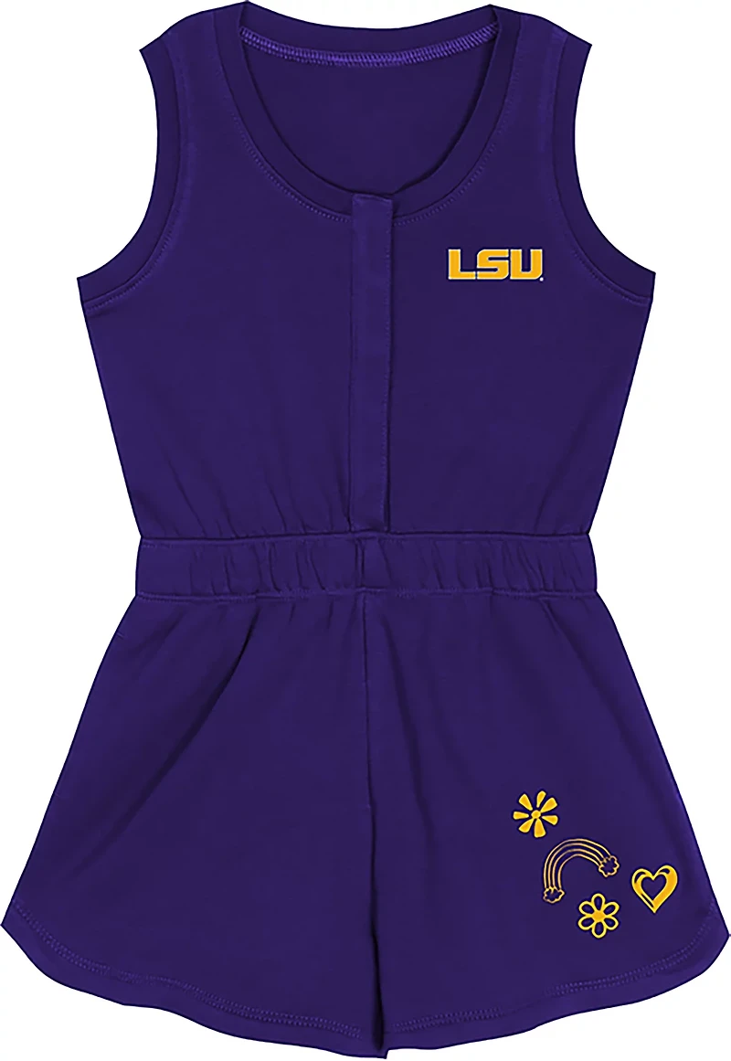 Outerstuff Toddler Girls' Louisiana State University Super Girl Romper