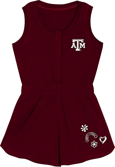 Outerstuff Toddler Girls' Texas A&M University Super Girl Romper