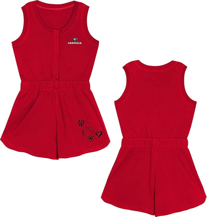 Outerstuff Toddler Girls' University of Georgia Super Girl Romper