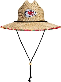FOCO Men's Kansas City Chiefs Floral Print Straw Hat