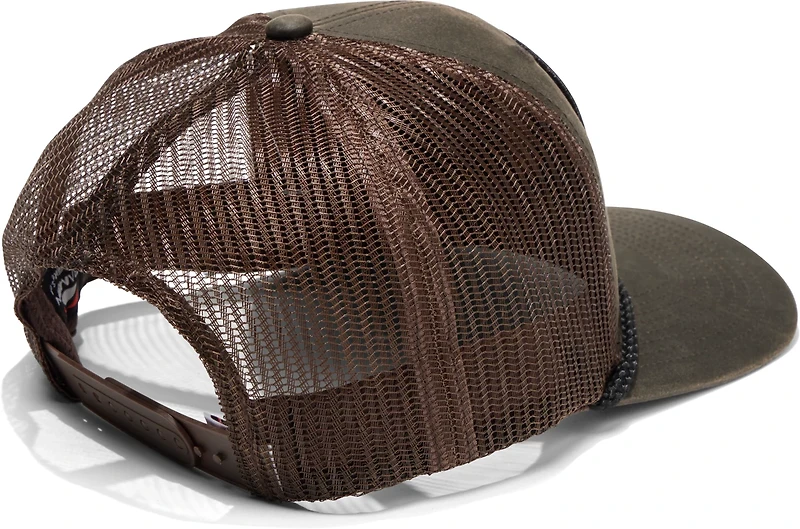 Paramount Apparel Men's Wax Canvas Deer Patch Rope Cap