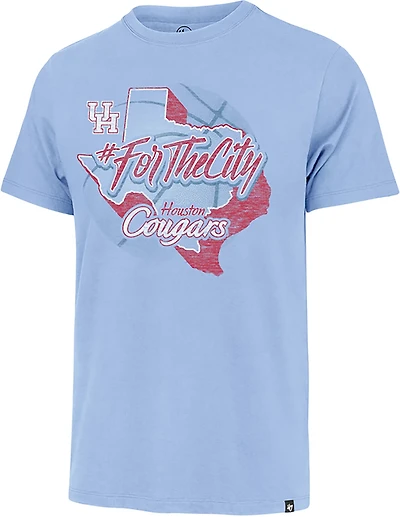 47 Houston Blue For The City State Franklin T-shirt