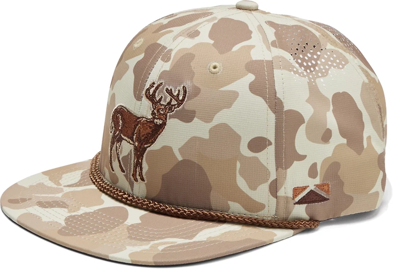 Paramount Apparel Men's Old School Camo Performance Deer Rope Cap
