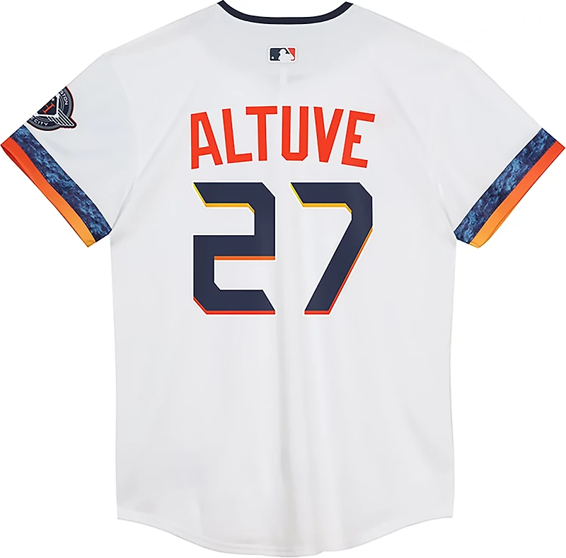 Nike Boys' 4-7 Houston Astros Jose Altuve Limited City Connect Player Jersey