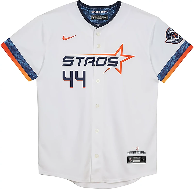 Nike Boys' 4-7 Houston Astros Yordan Alvarez Limited City Connect Player Jersey