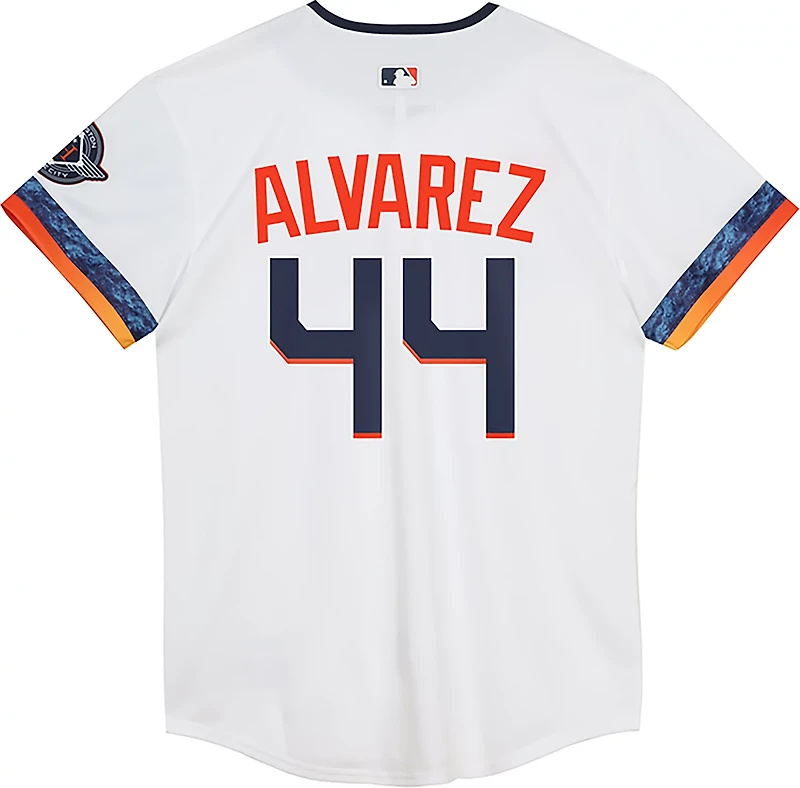 Nike Boys' 4-7 Houston Astros Yordan Alvarez Limited City Connect Player Jersey