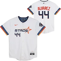 Nike Boys' 4-7 Houston Astros Yordan Alvarez Limited City Connect Player Jersey