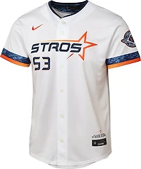 Nike Youth Houston Astros Cristian Javier Limited City Connect Player Jersey