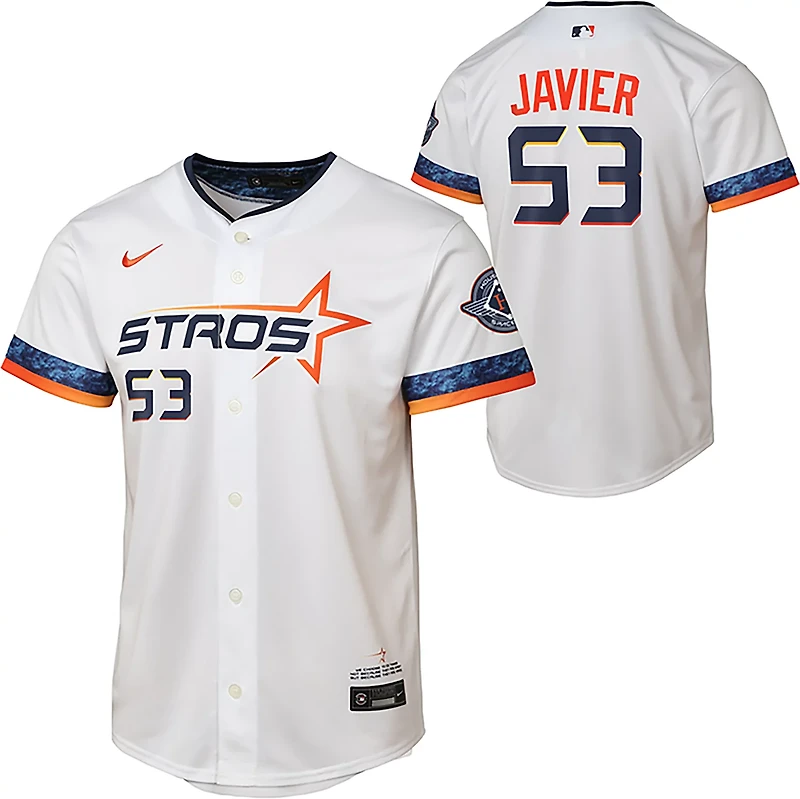 Nike Youth Houston Astros Cristian Javier Limited City Connect Player Jersey
