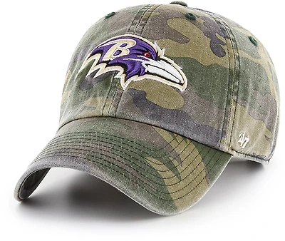 47 Adults' Ravens Camo Clean Up Cap