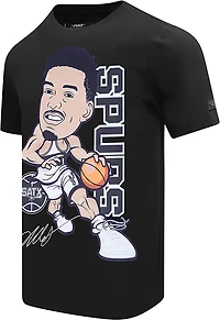 Pro Standard Men's San Antonio Spurs V. Wembanyama N&N Remix Avatar Drive Single Jersey T-shirt