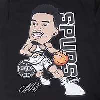 Pro Standard Men's San Antonio Spurs V. Wembanyama N&N Remix Avatar Drive Single Jersey T-shirt