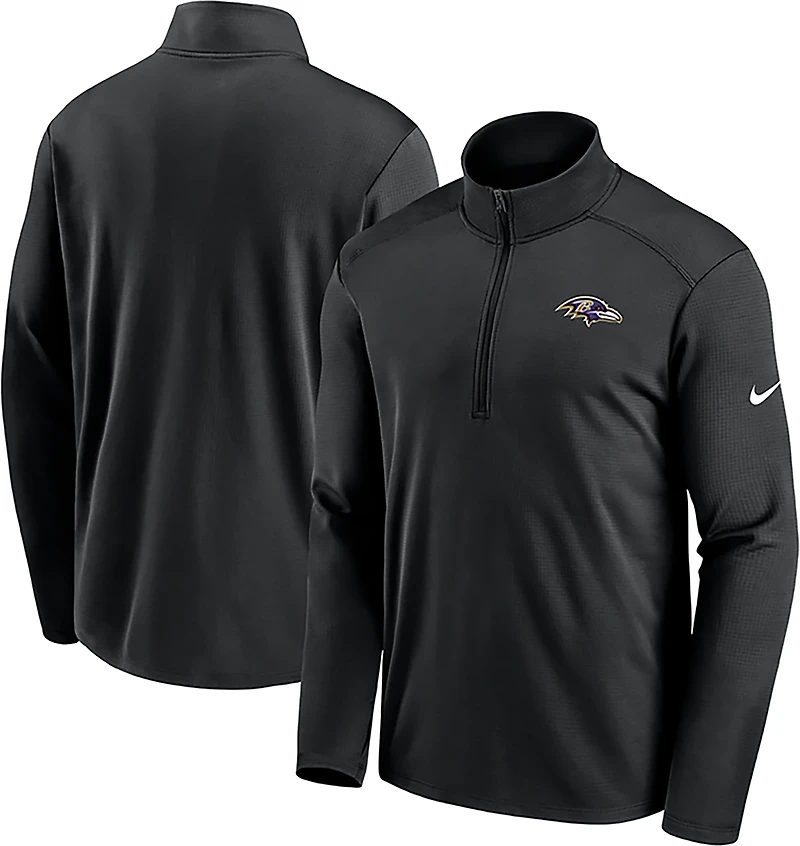Nike Men's Baltimore Ravens Pacer 1/2-Zip Sweatshirt
