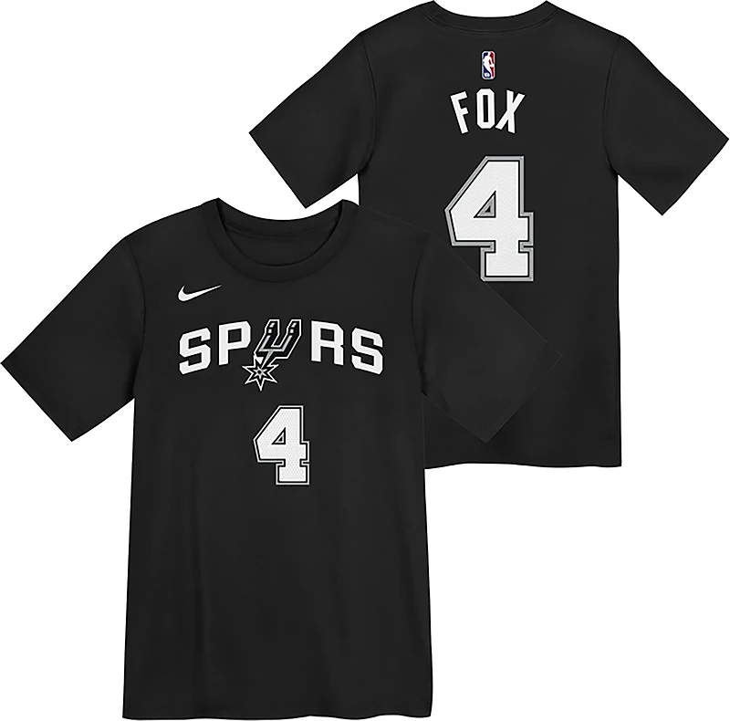 Nike Boys' Spurs D. Fox Icon N&N T-shirt