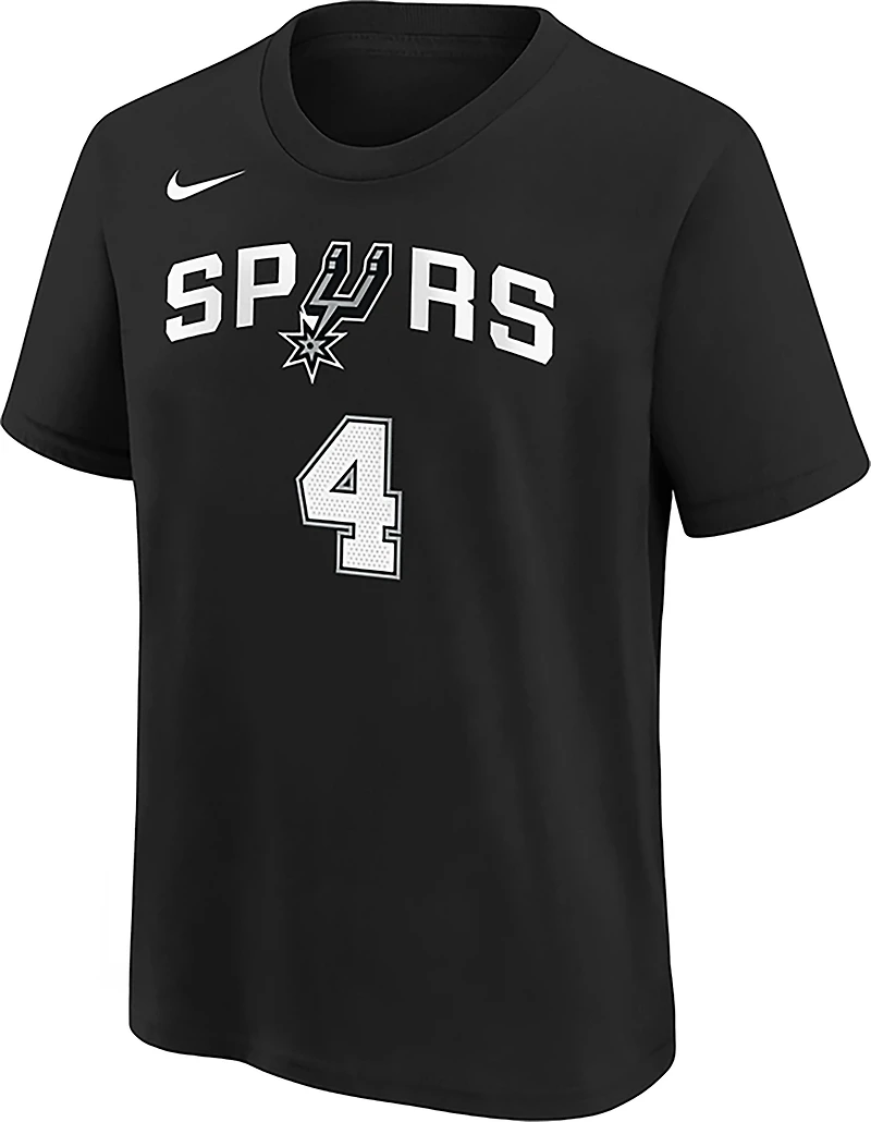 Nike Youth Spurs D. Fox Icon N&N T-shirt