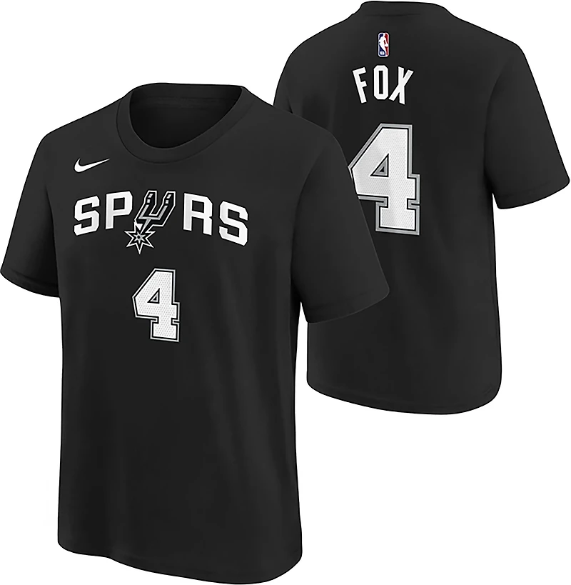 Nike Youth Spurs D. Fox Icon N&N T-shirt