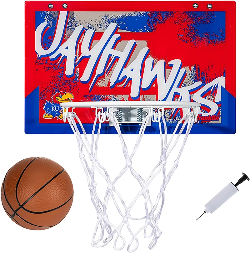 Franklin Kansas Jayhawks PC Over-the-Door Hoop Set