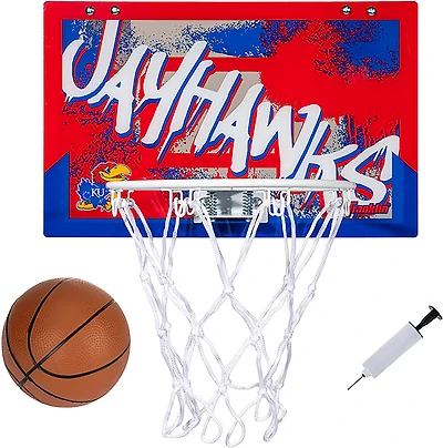 Franklin Kansas Jayhawks PC Over-the-Door Hoop Set