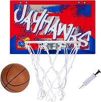 Franklin Kansas Jayhawks PC Over-the-Door Hoop Set