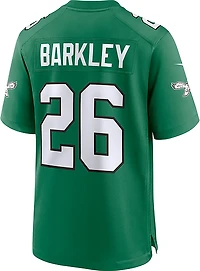 Nike Men's Eagles Saquon Barkley Alt 2 Game N&N Jersey