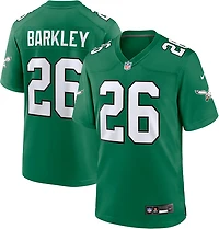 Nike Men's Eagles Saquon Barkley Alt 2 Game N&N Jersey