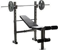 Stamina Bench and Rack Combo Weight Set