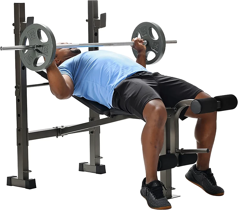 Stamina Bench and Rack Combo Weight Set