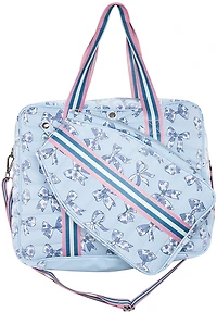 Katydid Pickleball Bag with Striped Strap