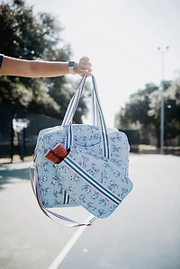 Katydid Pickleball Bag with Striped Strap