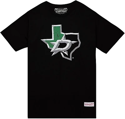 Mitchell & Ness Men's Dallas Stars Distressed Basic Logo Short Sleeve T-shirt