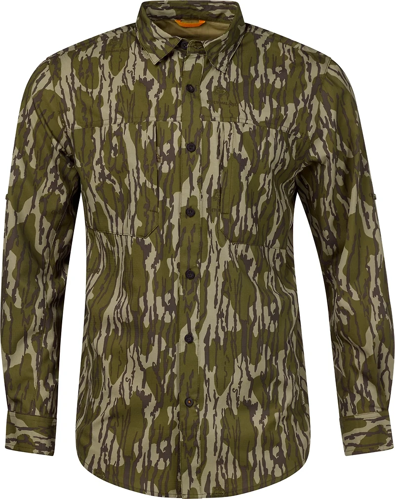 Magellan Outdoors Men's Lightweight Ripstop Button Down Long Sleeve Shirt