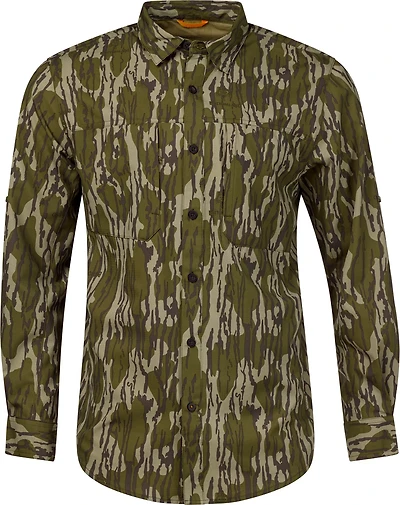 Magellan Outdoors Men's Lightweight Ripstop Button Down Long Sleeve Shirt