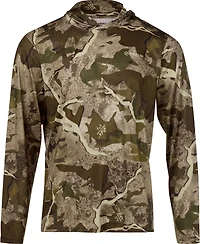 Magellan Outdoors Hunt Gear Men's Eagle Pass Tech Mesh Long Sleeve Hooded T-shirt