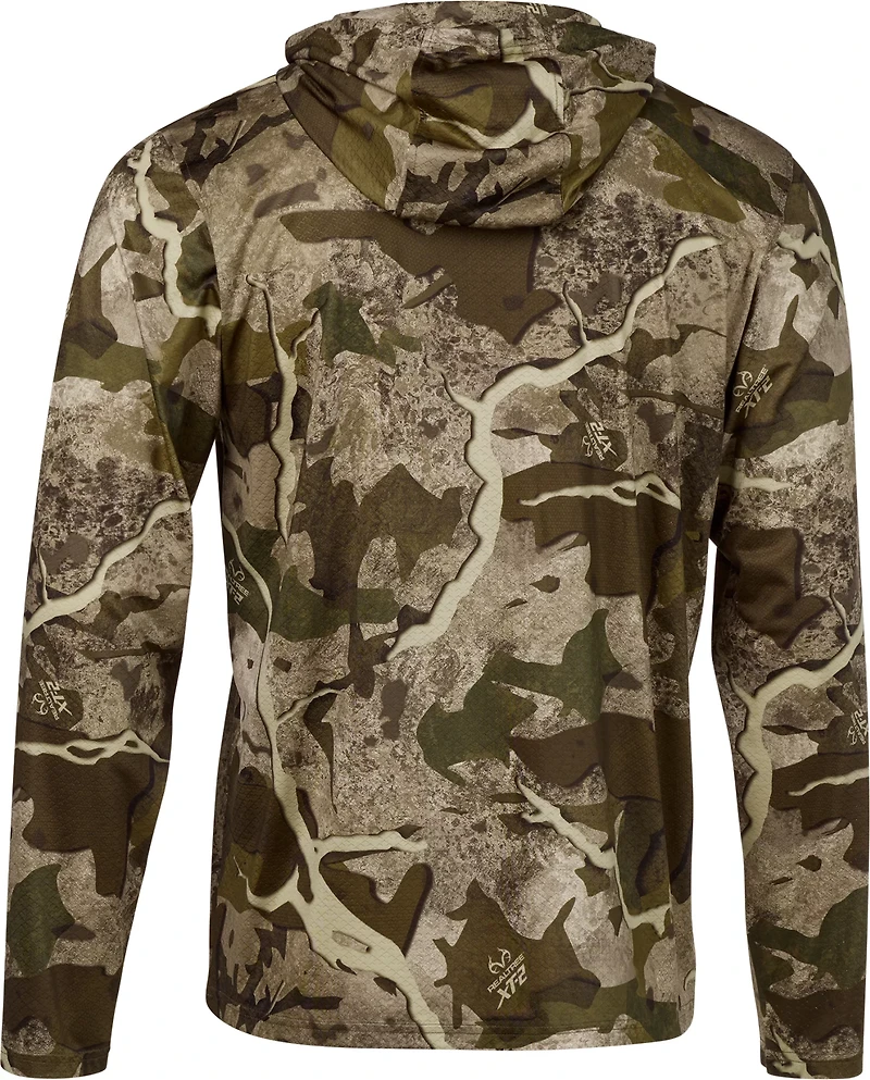 Magellan Outdoors Hunt Gear Men's Eagle Pass Tech Mesh Long Sleeve Hooded T-shirt