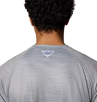 Columbia Sportswear Men's Texas A&M University Collegiate PFG Terminal Tackle Heather Long Sleeve Graphic T-shirt