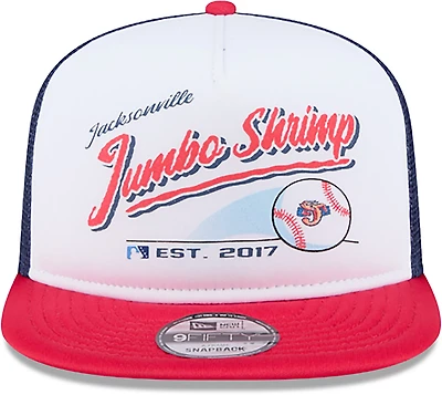 New Era Men's Jacksonville Jumbo Shrimp Retro Script 9FIFTY Cap