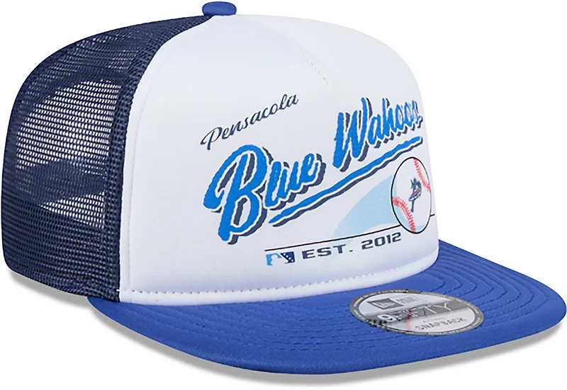 New Era Men's Pensacola Blue Wahoos Retro Script 9FIFTY Cap