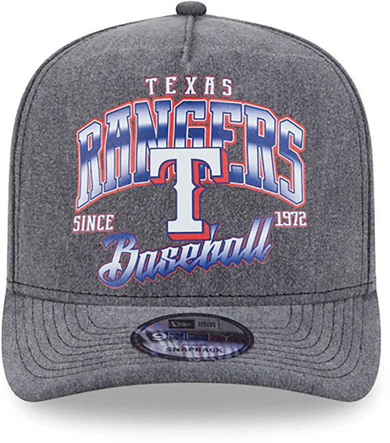 New Era Men's Texas Rangers Washed 9FIFTY Cap
