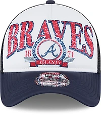 New Era Men's Atlanta Braves Distressed 9FORTY Cap