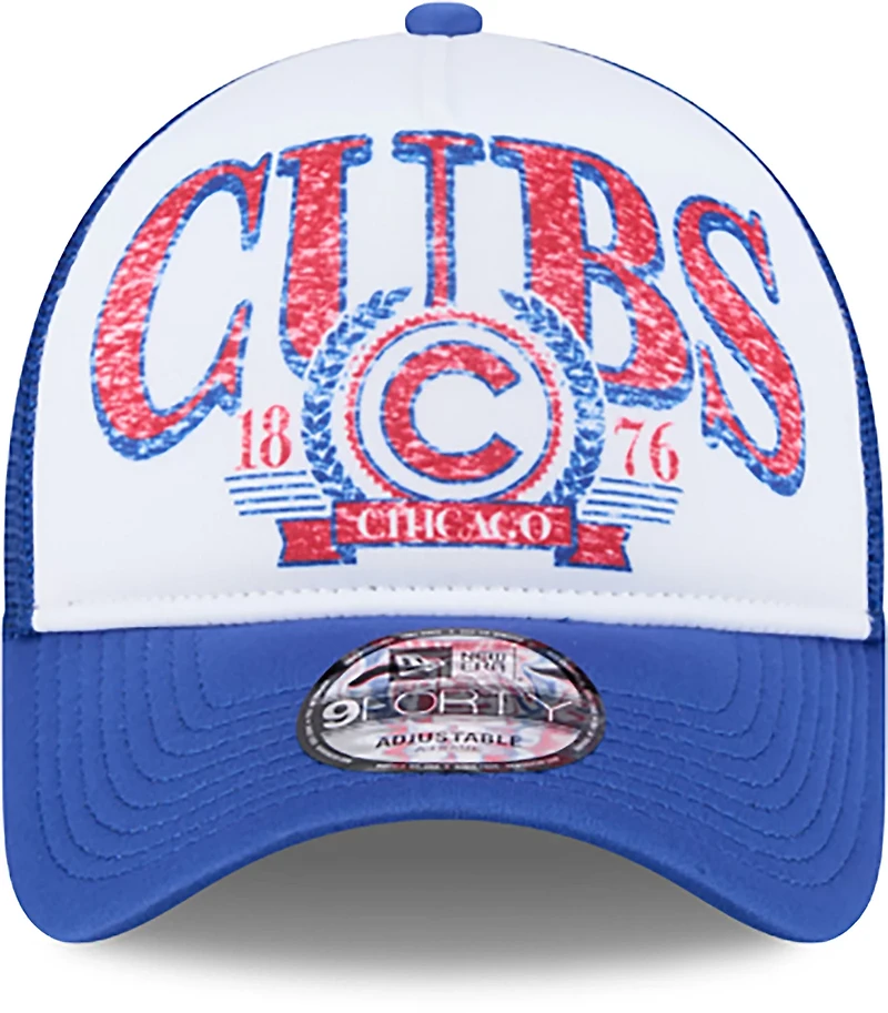 New Era Men's Chicago Cubs Distressed 9FORTY Cap